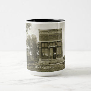 MUG IRVING KANSAS POST OFFICE PHOTO MARSHALL COUNT KS