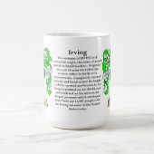 Mug Irving, l'origine, la signification et la crête (Centre)