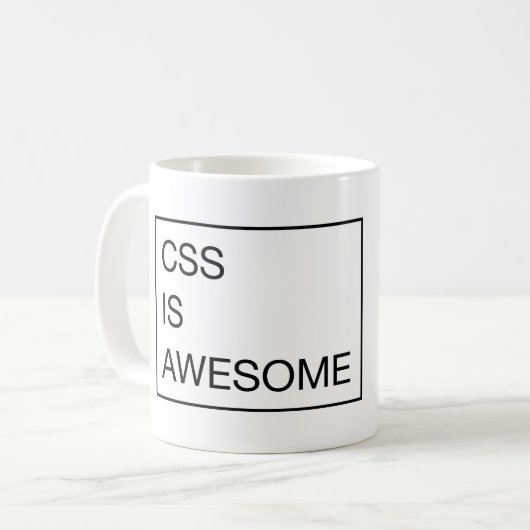 Mug *is* de CSS impressionnant (Devant gauche)