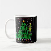 Mug Is This Jolly Enough Merry Christmas Tree Lights F (Gauche)
