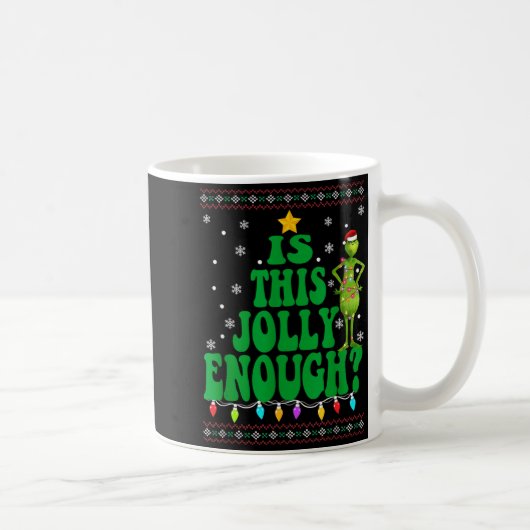 Mug Is This Jolly Enough Merry Christmas Tree Lights F (Droite)