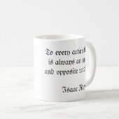 Mug Isaac Newton (Devant droit)