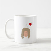 Mug Isaac Newton Apple Physics Science Humor (Gauche)