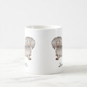 Mug Isabella et Tan Longue Chevelure Chien Dachshund & (Centre)