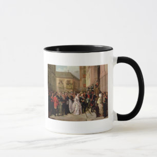 Mug Isabella II de l'Espagne et de son mari