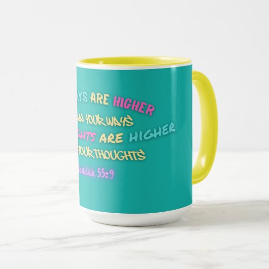Mug isaïe55:9 (Devant droit)