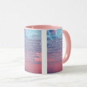Mug Isaïe 40:24 KJV Bible Écriture Pic Deux Tons (Devant droit)