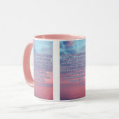 Mug Isaïe 40:24 KJV Bible Écriture Pic Deux Tons (Devant gauche)