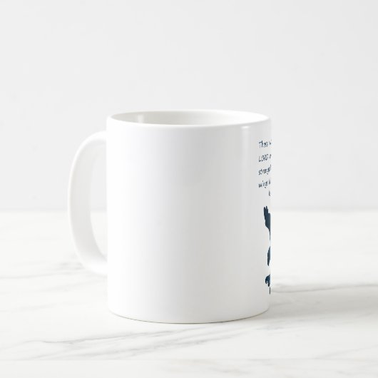 Mug Isaïe 40 31 Bible Verse Eagle (Devant gauche)