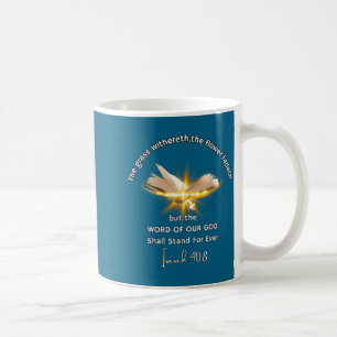 Mug Isaïe 40 Écriture Bible Lumière Graphique Art