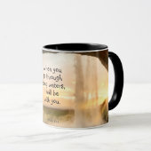 Mug Isaïe 43:2 Quand vous traversez les eaux profondes (Devant droit)