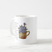 Mug Isaïe 49 verset de la Bible Écriture (Devant gauche)