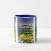 Mug Isaïe 5:11 KJV Bible Écriture Pic Deux Tons (Centre)