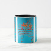 Mug Isaïe 9:6 KJV Bible Écriture Pic Deux Tons (Centre)