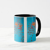 Mug Isaïe 9:6 KJV Bible Écriture Pic Deux Tons (Devant droit)