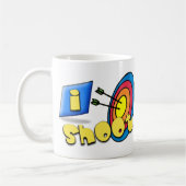 Mug iSHOOT de ~ de TIR À L'ARC - JE TIRE (Gauche)