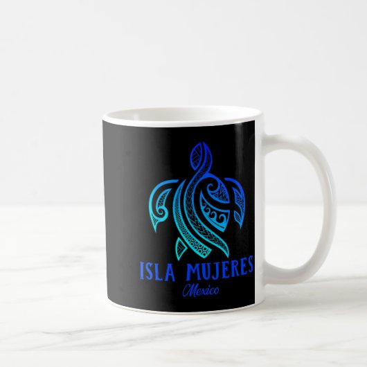 Mug Isla Mujeres Mexico Sea Turtle Tie Dye Hibiscus Va (Droite)