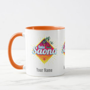Mug Isla Saona Caraïbes République dominicaine Retro