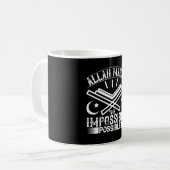 Mug Islam : Allah rend impossible (Devant gauche)
