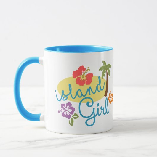 Mug Island Girl for Kitchen (Gauche)