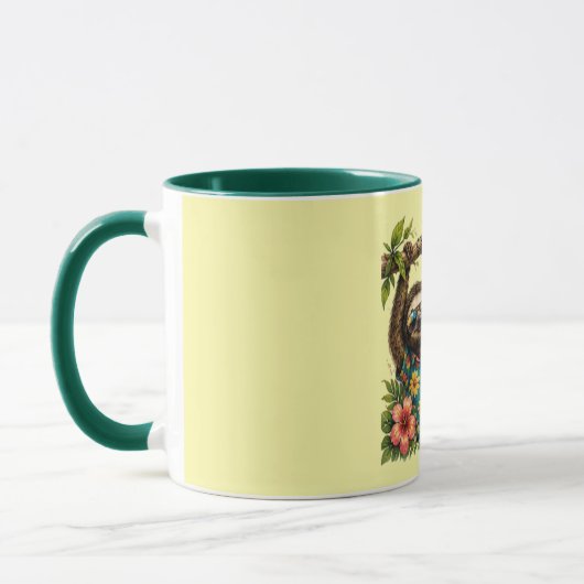 Mug Island Time Sloth Finition Foncée (Gauche)