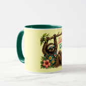 Mug Island Time Sloth Finition Foncée (Devant gauche)
