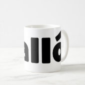 Mug Islandais Halló { Hello ) Íslenska (Devant droit)