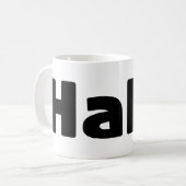 Mug Islandais Halló { Hello ) Íslenska (Devant gauche)