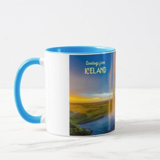 Mug Islande - Cascade de Skogafoss (Gauche)