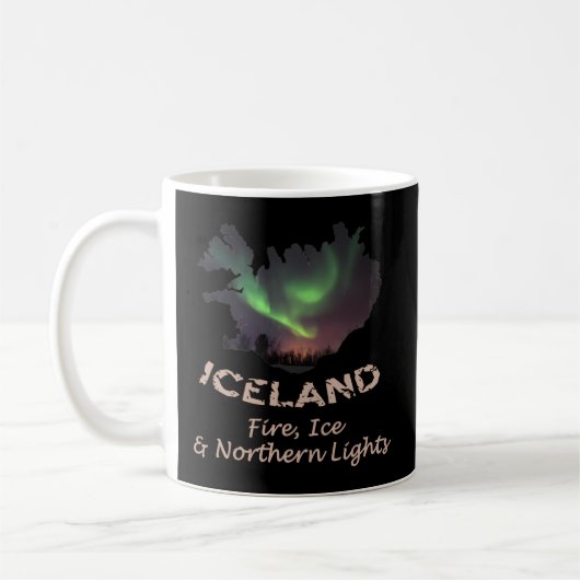 Mug Islande - Glace de feu aurora (Gauche)