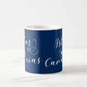 Mug Islas Canarias, Îles Canaries Drapeau Coeur (Centre)