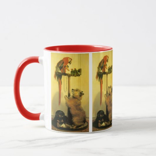 Mug Islay, Tilco, un Macaw et des Inséparables de Land (Gauche)