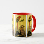 Mug Islay, Tilco, un Macaw et des Inséparables de Land (Devant droit)