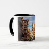 mug isotherme à deux tons paysage urbain (Devant gauche)