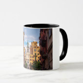 mug isotherme à deux tons paysage urbain (Devant droit)