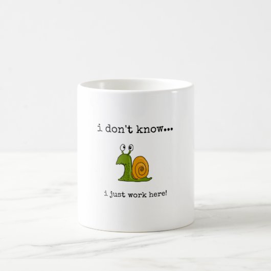 Mug isotherme drôle, Travail, Citation (Centre)