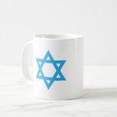 Mug Israël 70 anniversaire, logo du Jour de l'Indépend (Devant gauche)