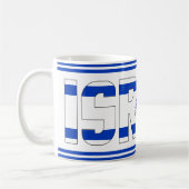 Mug Israël Drapeau national patriotique (Gauche)
