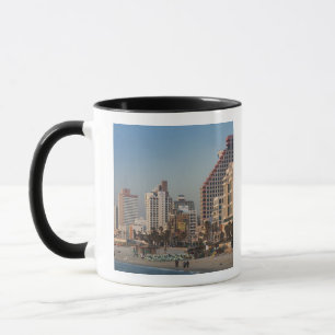 Mug Israël, Tel Aviv, front de mer, hôtels, crépuscule