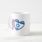 Mug Israel USA Love (Devant gauche)