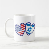 Mug Israel USA Love (Gauche)
