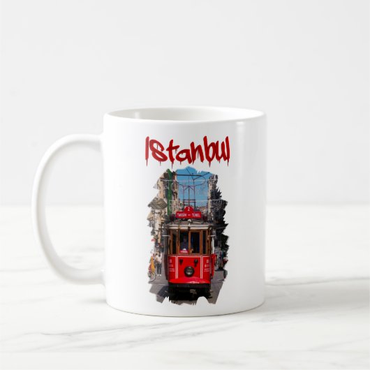 Mug Istanbul : Tramway de Taksim (Gauche)