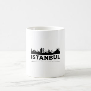 Mug Istanbul Turquie City Cityscape Skyline Idée cadea