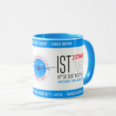 Mug Istanbul, Turquie élégant (Devant droit)