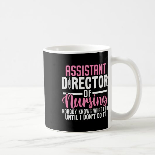 Mug Istant Directeur De L'Infirmière Funny Adon Rn Inf (Droite)