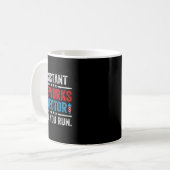 Mug Istant Feu d'artifice Directeur Drôle 4 juillet Ho (Devant gauche)