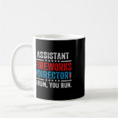 Mug Istant Feu d'artifice Directeur Drôle 4 juillet Ho (Gauche)
