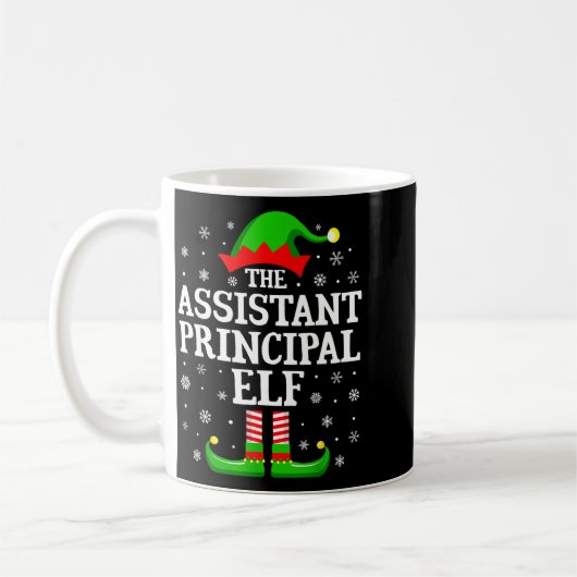 Mug Istant Principal Elf Funny Christmas Family Matchi (Gauche)