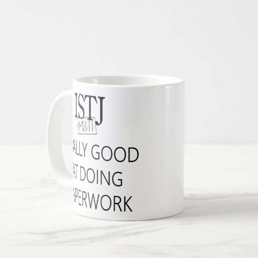 Mug ISTJ le devoir Fullfiller (Devant gauche)
