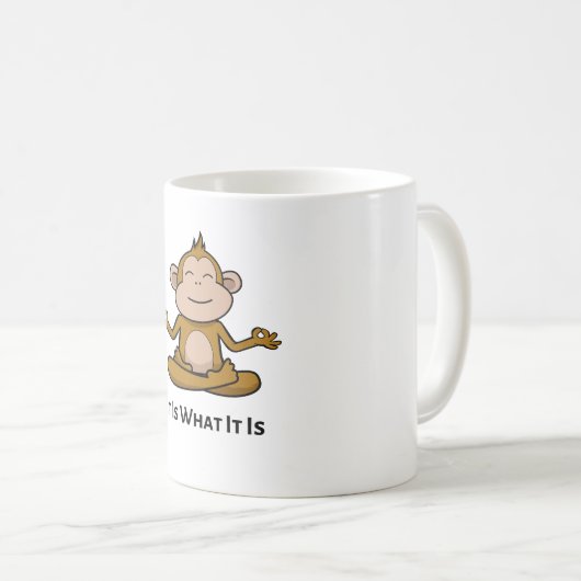 Mug It Is What It Is – Funny Relatable Quote Gift (Devant droit)